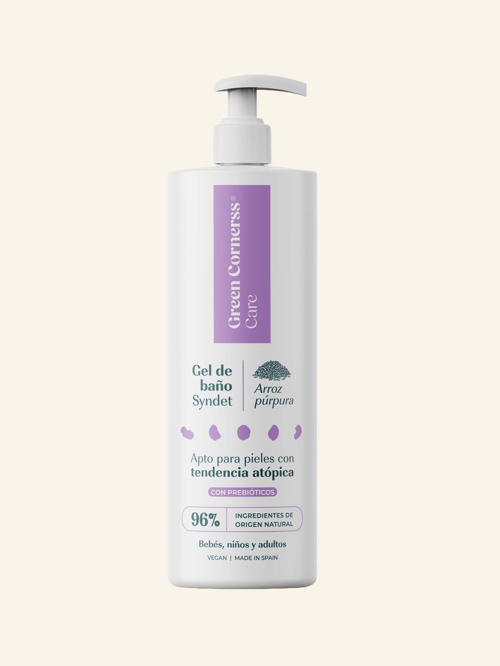 Gel de baño Syndet de arroz púrpura [400ml]