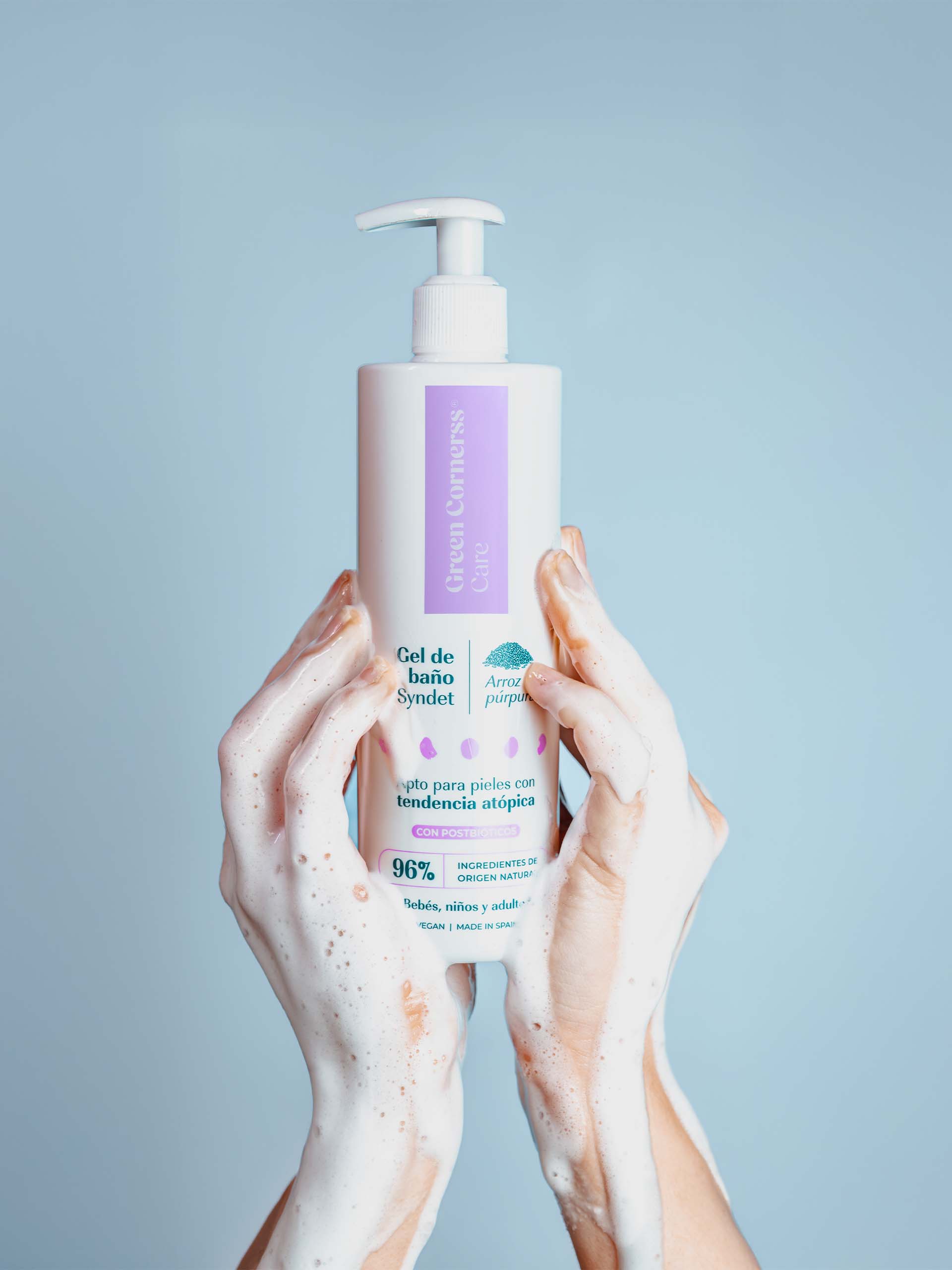 Gel de baño Syndet de arroz púrpura [400ml]