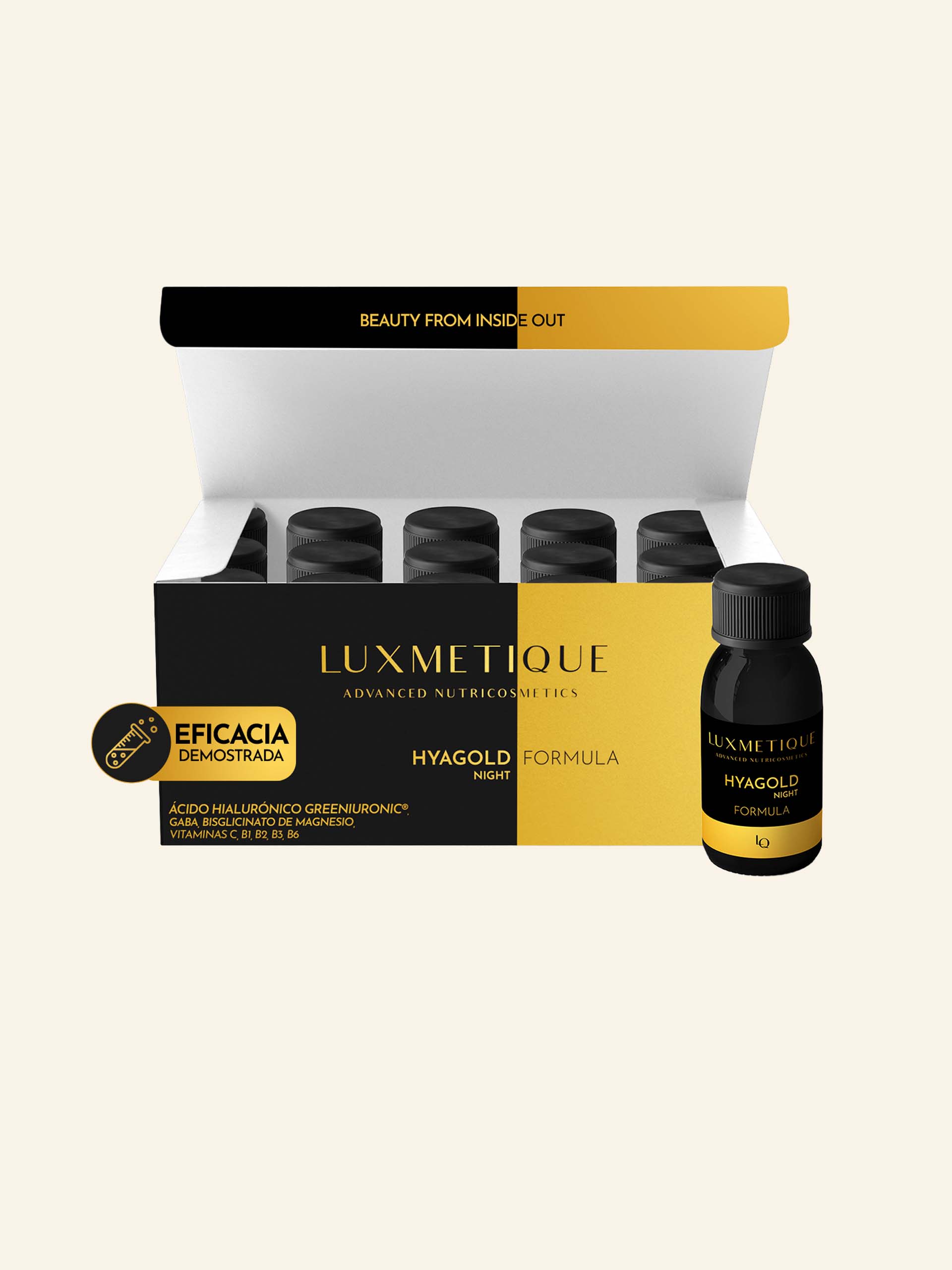 Hyagold Night Formula [15 viales bebibles]