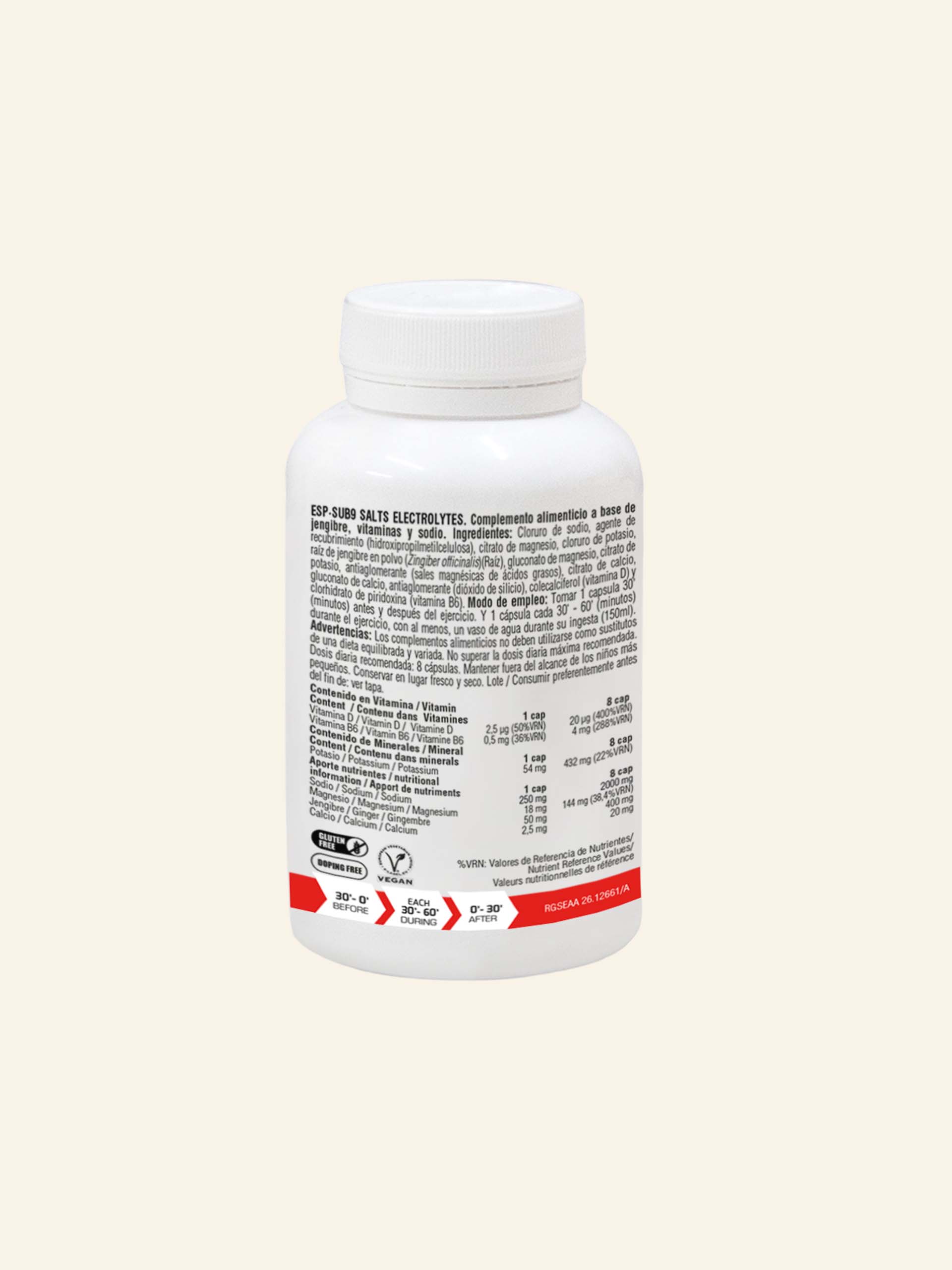 Sub9 Salts Electrolytes [100 cápsulas]