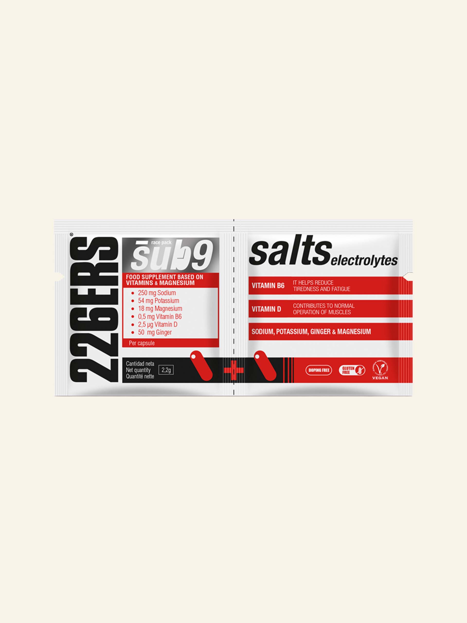 Sub9 Salts Electrolytes [2 cápsulas]