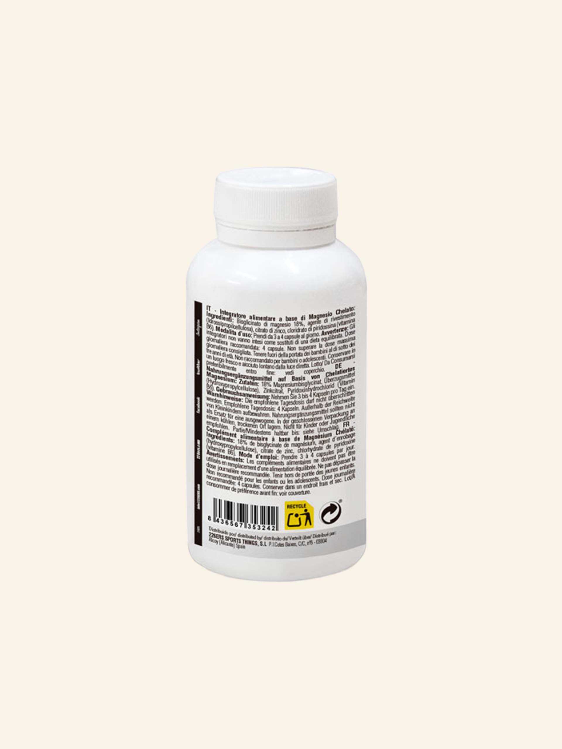 Vegan Magnesium Bisglycinate [90 cápsulas]